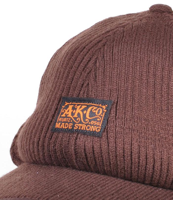 A. Kurtz Norman Visor Beanie MILITARY BROWN