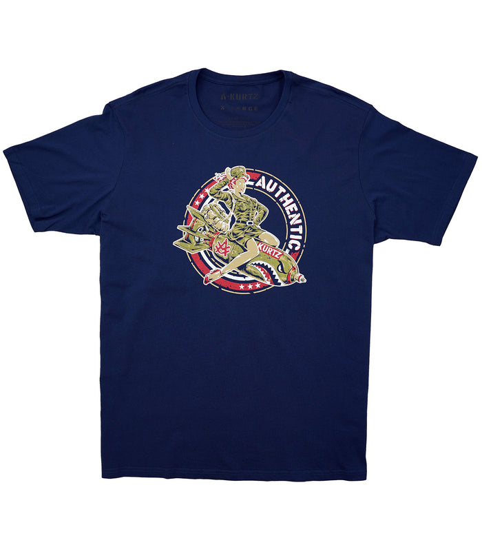 A. Kurtz Nose Art Tee S/S Black