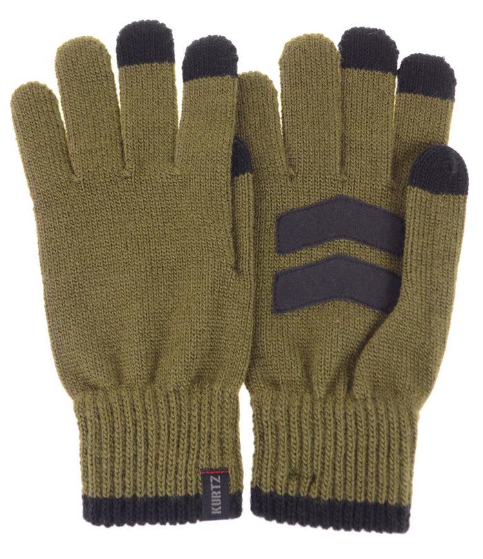 A. Kurtz Rebel Wool Knit Glove MILITARY