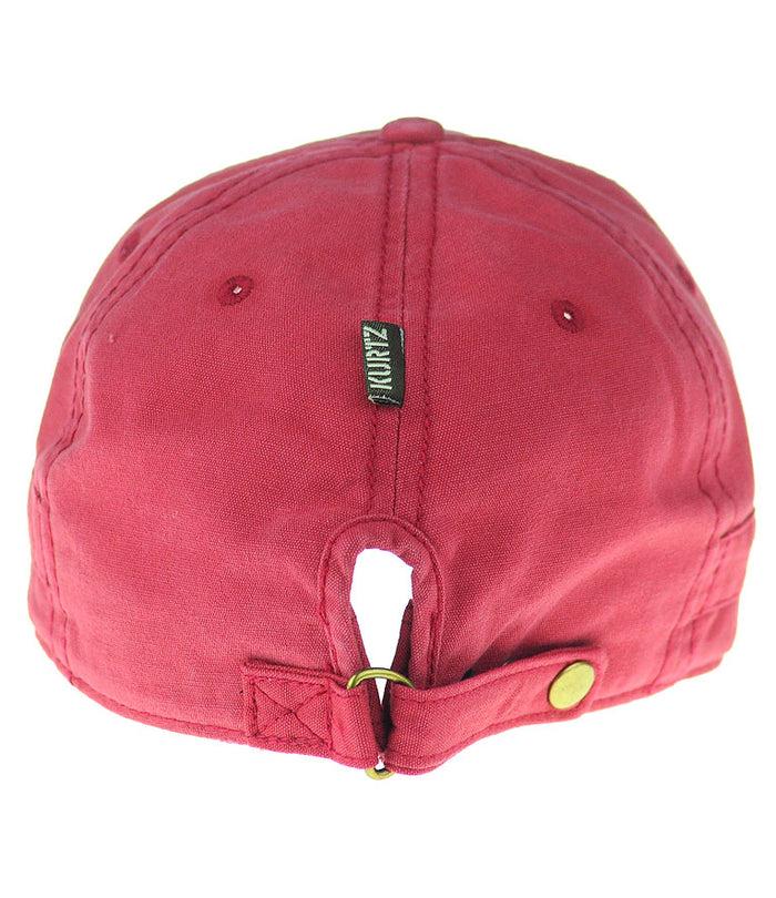 A. Kurtz Varsity Baseball Cap DK RED