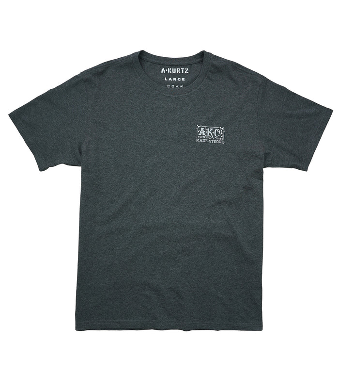 a. kurtz Vintage Tee S/S Charcoal