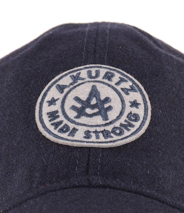 A. Kurtz Wesley Wool Baseball Cap NAVY