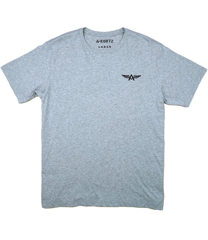 A. Kurtz Wings Graphic Tee S/S Steel Blue