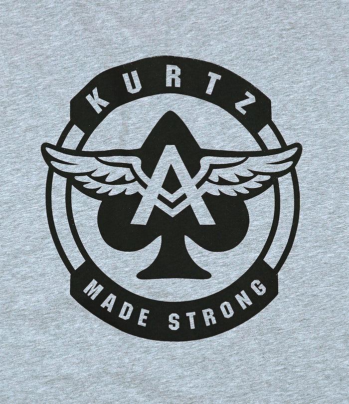A. Kurtz Wings Graphic Tee S/S Steel Blue