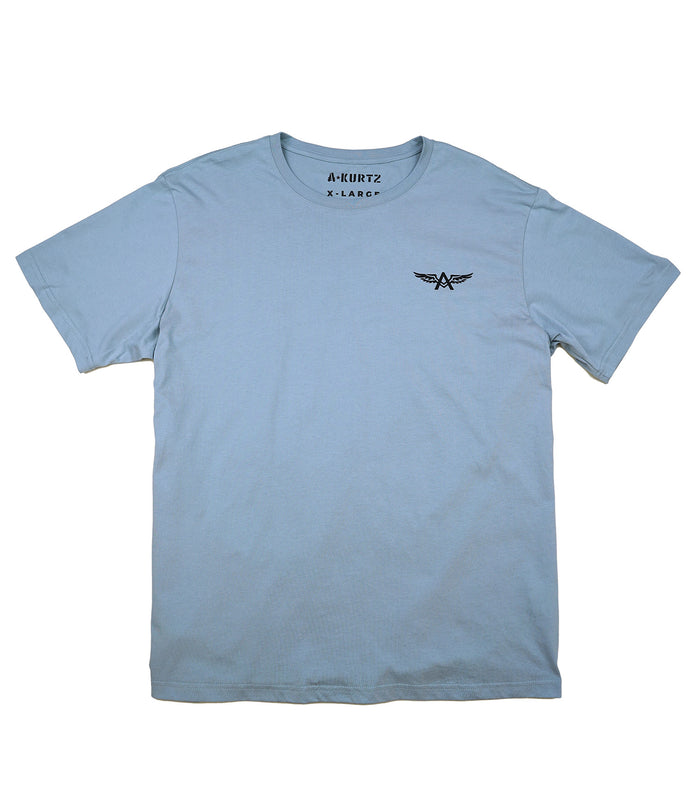 a. kurtz Wings Graphic Tee S/S Steel Blue