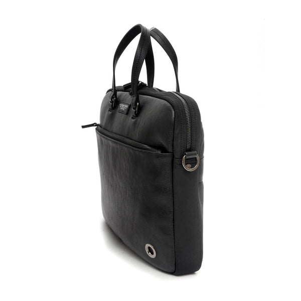 A.g. Spalding & Bros. 520 Fifth Avenue New York 1 ZIP BRIEFCASE STEEL RIVET BLACK