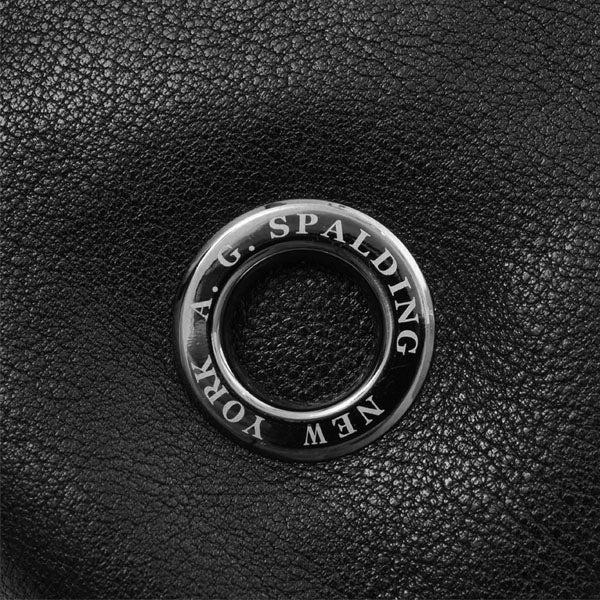 A.g. Spalding & Bros. 520 Fifth Avenue New York 1 ZIP BRIEFCASE STEEL RIVET BLACK