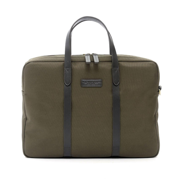 a.g. spalding & bros. 520 fifth avenue new york 1 zip PRESTON Briefcase KHAKI GREEN