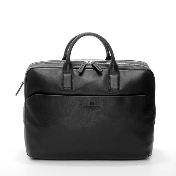 a.g. spalding & bros. 520 fifth avenue new york 2 ZIP BRIEFCASE LANDMARK BLACK
