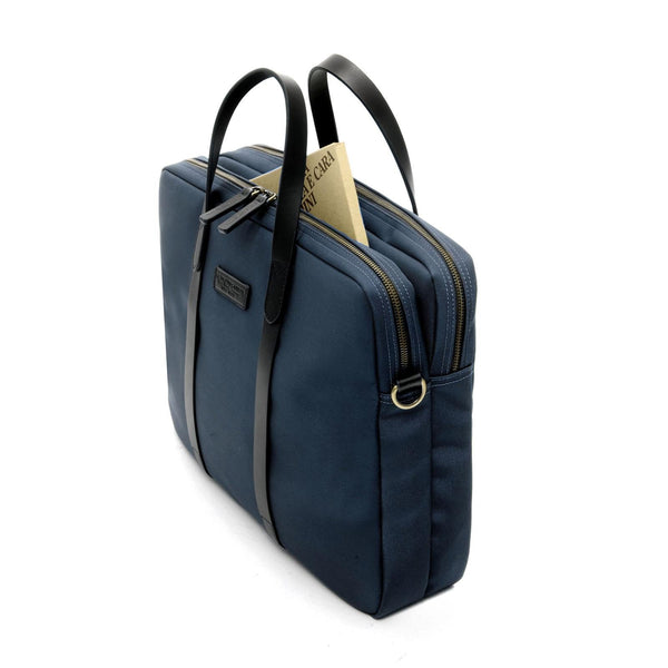 A.g. Spalding & Bros. 520 Fifth Avenue New York 2 Zip PRESTON Briefcase BLUE