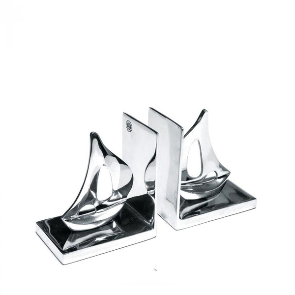 a.g. spalding & bros. 520 fifth avenue new york Book End Sail Boat ALUMINIUM