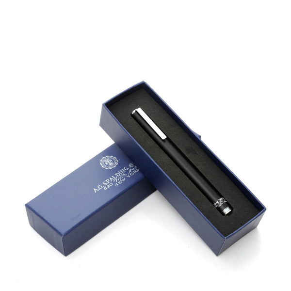 A.g. Spalding & Bros. 520 Fifth Avenue New York Compact Fountain Pen BLACK