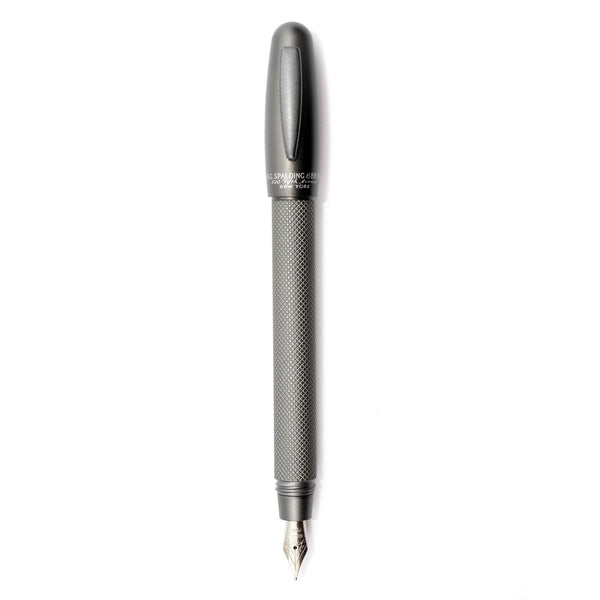 A.g. Spalding & Bros. 520 Fifth Avenue New York CREST GUN FOUNTAIN PEN GUNMETAL