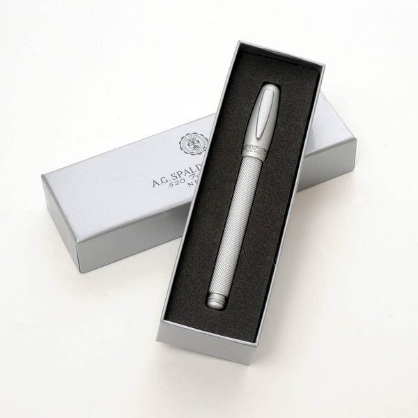 A.g. Spalding & Bros. 520 Fifth Avenue New York Crest Silver Ball Point SILVER