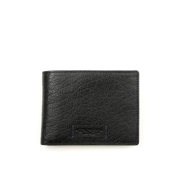 A.g. Spalding & Bros. 520 Fifth Avenue New York FULTON Horizontal 8 CC Wallet BLACK