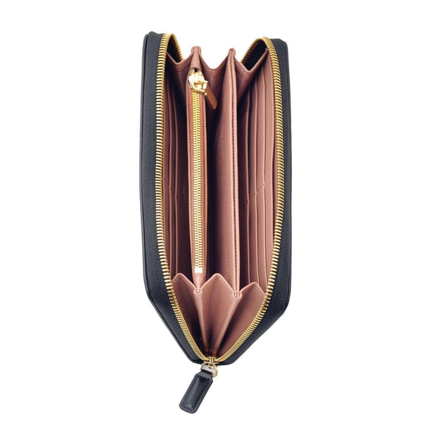 A.g. Spalding & Bros. 520 Fifth Avenue New York LARGE ZIP SISSY BLACK