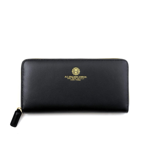 a.g. spalding & bros. 520 fifth avenue new york LARGE ZIP SISSY BLACK