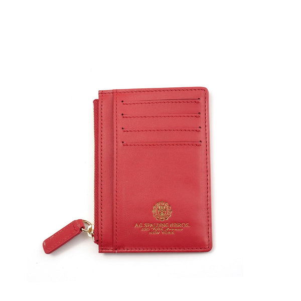 a.g. spalding & bros. 520 fifth avenue new york LEATHER COMPUTER HOLDER 13" TOURIST RED