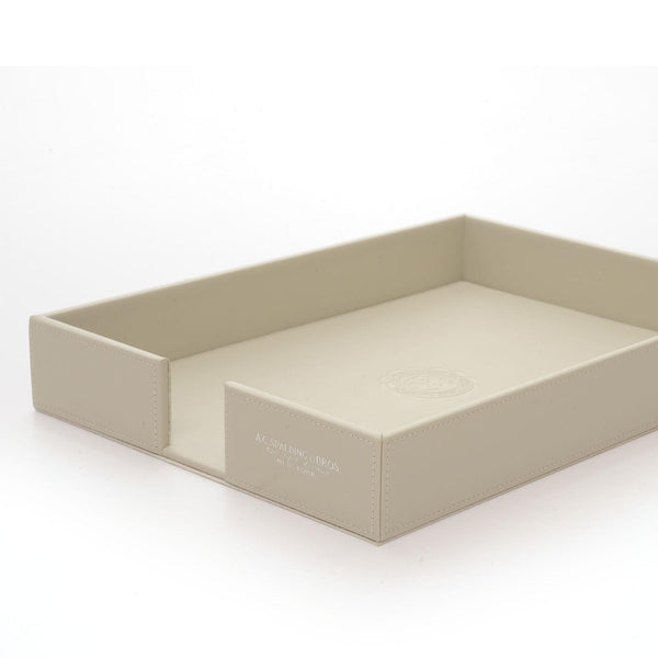 a.g. spalding & bros. 520 fifth avenue new york LEATHER COMPUTER HOLDER 15/6" TOURIST LIGHT BEIGE