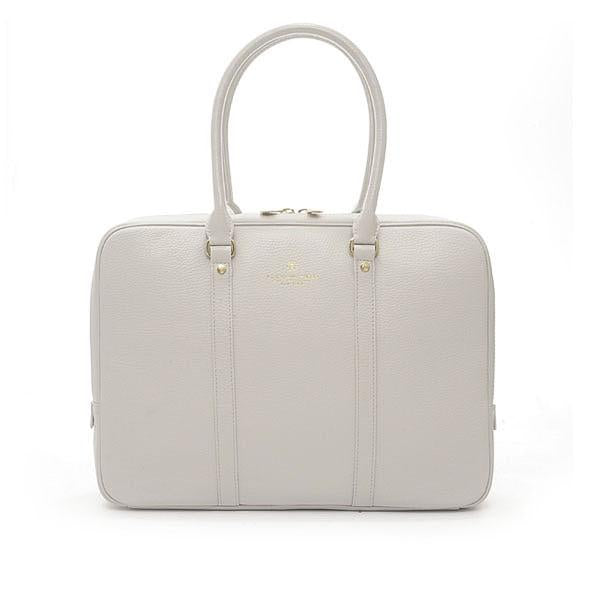 a.g. spalding & bros. 520 fifth avenue new york Long Handle Briefcase OFF WHITE