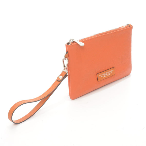 A.g. Spalding & Bros. 520 Fifth Avenue New York MADISON Pouch ORANGE