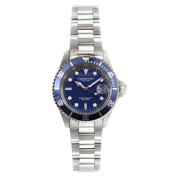 a.g. spalding & bros. 520 fifth avenue new york NEW DIVER WATCH BLUE