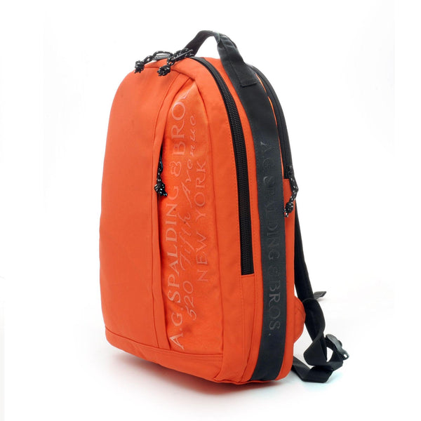 A.g. Spalding & Bros. 520 Fifth Avenue New York New Vertical Backpack ORANGE