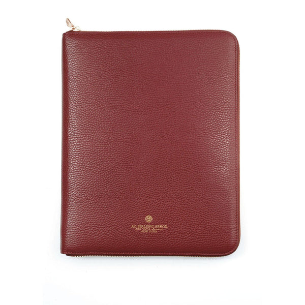 a.g. spalding & bros. 520 fifth avenue new york NOTE BOOK HOLDER A4 BL RED
