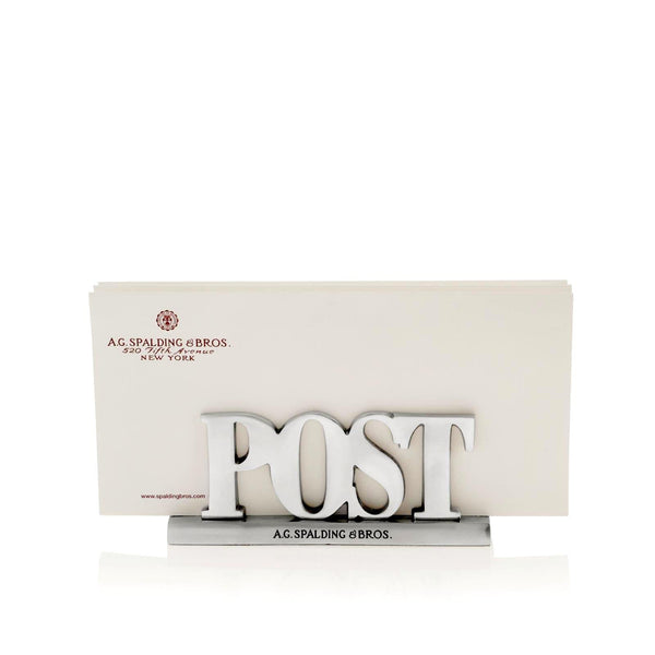 a.g. spalding & bros. 520 fifth avenue new york Post Letter Holder ALUMINIUM