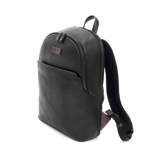 A.g. Spalding & Bros. 520 Fifth Avenue New York RAG ROUND BACKPACK BLACK WITH BROWN TRIM