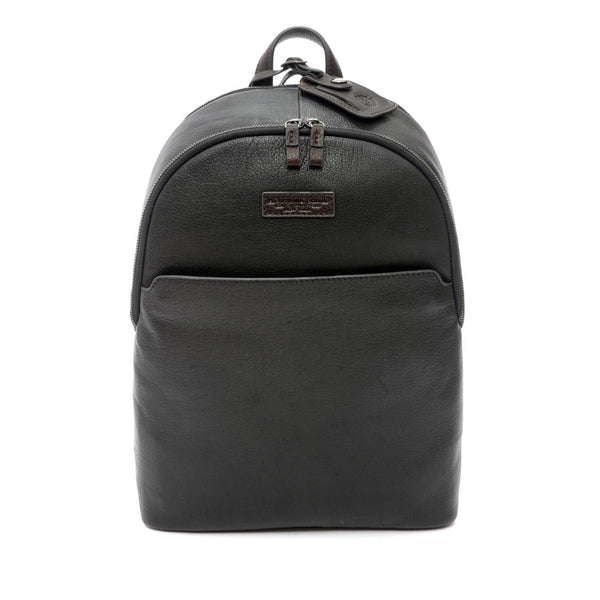 a.g. spalding & bros. 520 fifth avenue new york RAG ROUND BACKPACK BLACK WITH BROWN TRIM