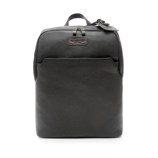 a.g. spalding & bros. 520 fifth avenue new york RAG SQUARE BACKPACK BLACK WITH BROWN TRIM