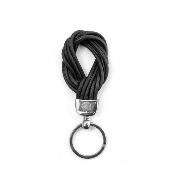 a.g. spalding & bros. 520 fifth avenue new york Rope Steel and leather key ring BROWN