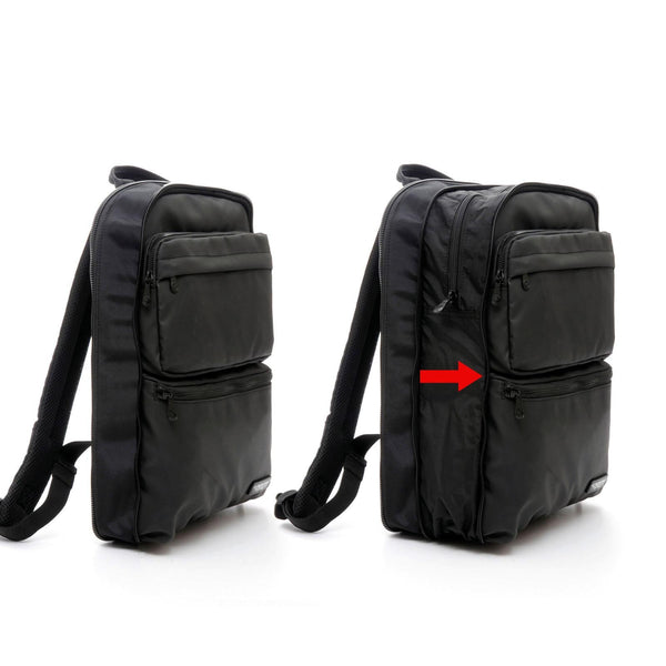 A.g. Spalding & Bros. 520 Fifth Avenue New York ROUND BACKPACK EXPANDABLE BULLY BLACK