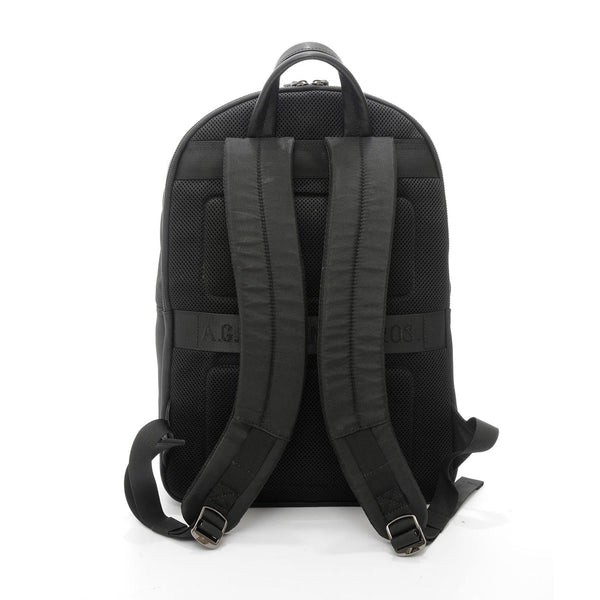 A.g. Spalding & Bros. 520 Fifth Avenue New York ROUND BACKPACK STEEL RIVET BLACK
