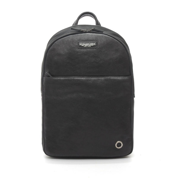 a.g. spalding & bros. 520 fifth avenue new york ROUND BACKPACK STEEL RIVET BLACK