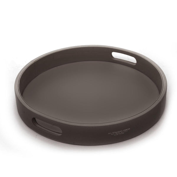 A.g. Spalding & Bros. 520 Fifth Avenue New York Round Medium Tray TESTA MORO