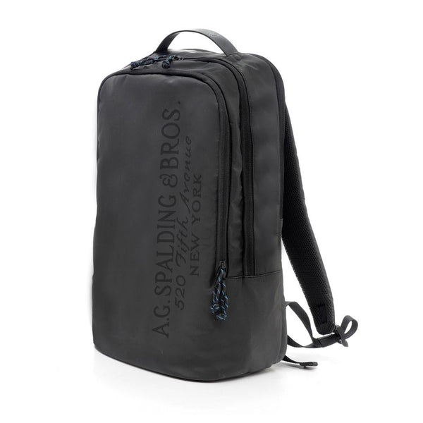 A.g. Spalding & Bros. 520 Fifth Avenue New York RUBBER Round Backpack BLACK