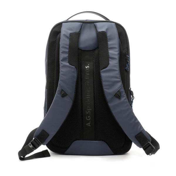 A.g. Spalding & Bros. 520 Fifth Avenue New York RUBBER Round Backpack BLUE