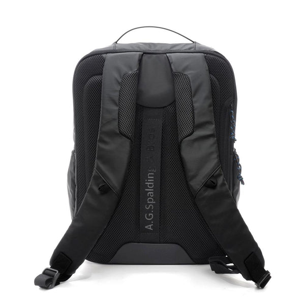 A.g. Spalding & Bros. 520 Fifth Avenue New York RUBBER Square Backpack BLACK