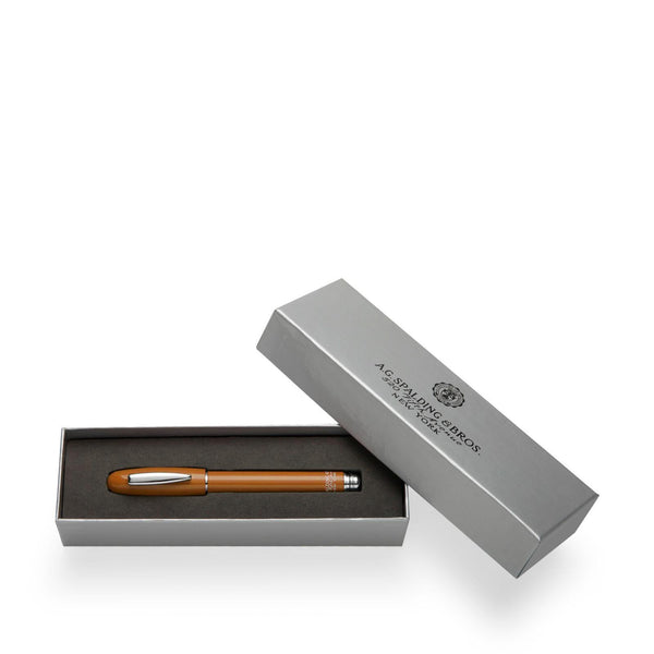 A.g. Spalding & Bros. 520 Fifth Avenue New York SHORT CLASSIC FOUNTAIN PEN BIG YELLOW