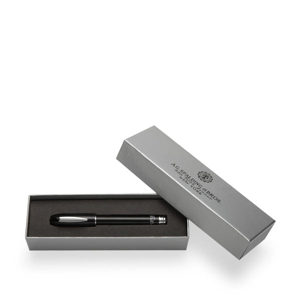 A.g. Spalding & Bros. 520 Fifth Avenue New York Short Classic Fountain Pen BLACK