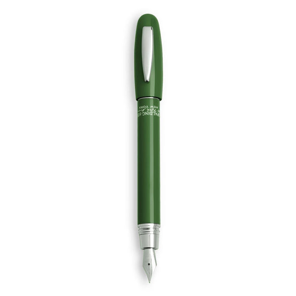 A.g. Spalding & Bros. 520 Fifth Avenue New York Short Classic Fountain Pen DARK GREEN