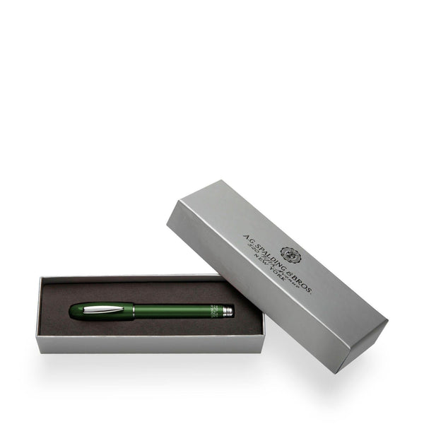 A.g. Spalding & Bros. 520 Fifth Avenue New York Short Classic Fountain Pen DARK GREEN