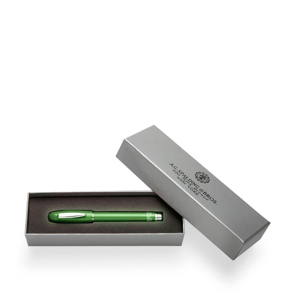 A.g. Spalding & Bros. 520 Fifth Avenue New York SHORT CLASSIC FOUNTAIN PEN GREEN GRASS