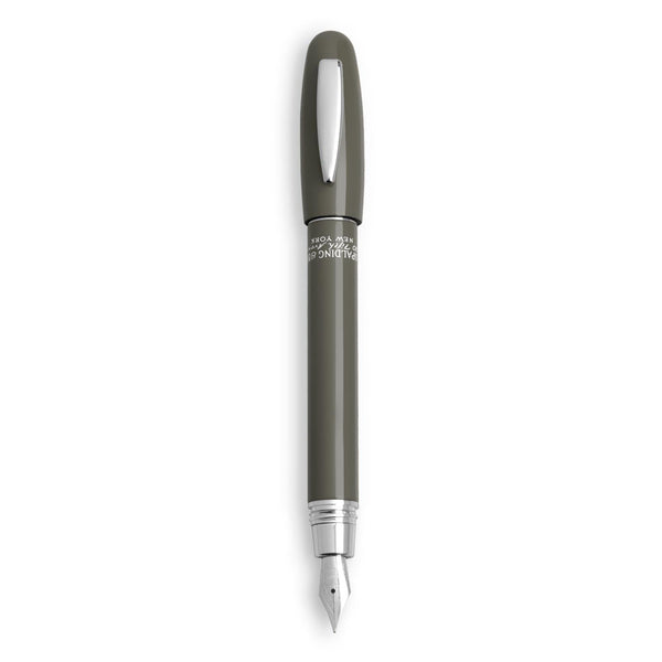 A.g. Spalding & Bros. 520 Fifth Avenue New York SHORT CLASSIC FOUNTAIN PEN GREY