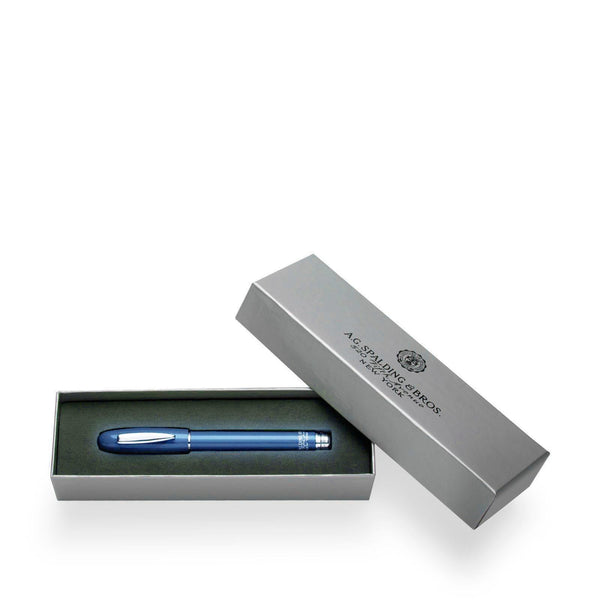 A.g. Spalding & Bros. 520 Fifth Avenue New York Short Classic Fountain Pen LIGHT BLUE
