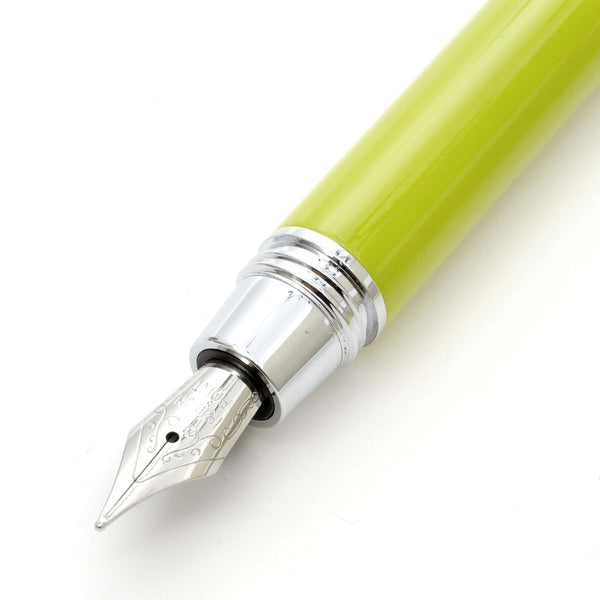 A.g. Spalding & Bros. 520 Fifth Avenue New York SHORT CLASSIC FOUNTAIN PEN OLIVE GREEN