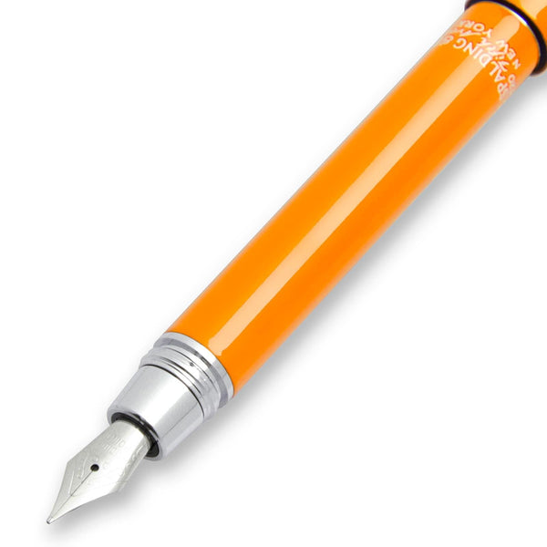 A.g. Spalding & Bros. 520 Fifth Avenue New York Short Classic Fountain Pen ORANGE