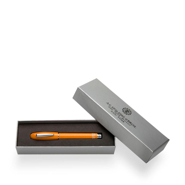 A.g. Spalding & Bros. 520 Fifth Avenue New York Short Classic Fountain Pen ORANGE